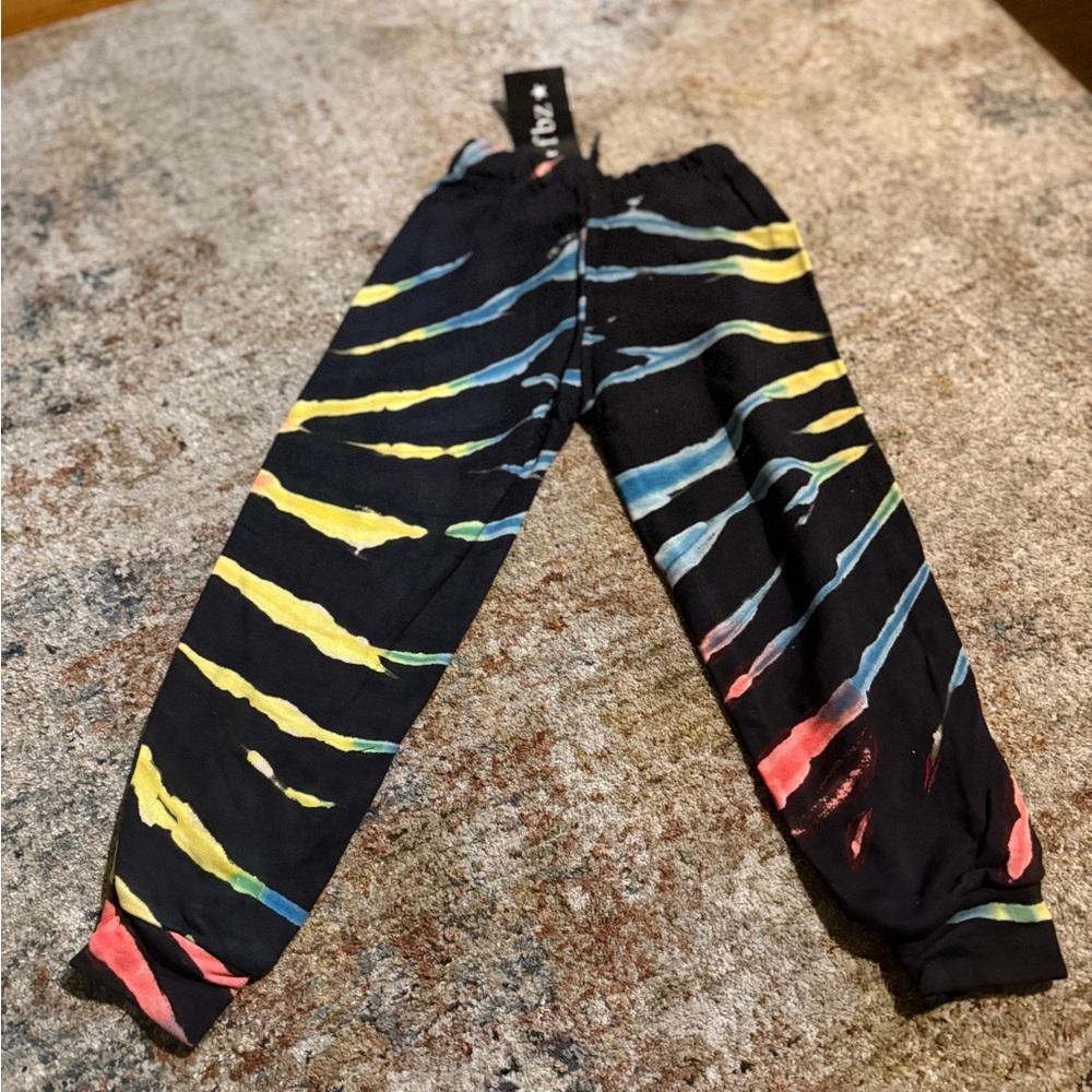 Colorful Striped Kids Bottoms FBZ Flowers by Zoe